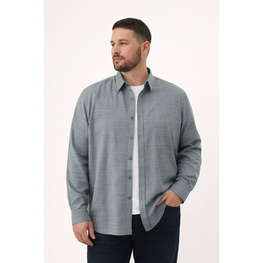 UNTUCKit Button Up Shirt Mens XL Gray Check Casual Long Sleeve Untucked Fit